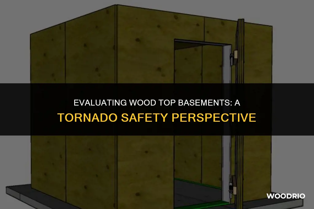 are wood top basements good for tornadoes