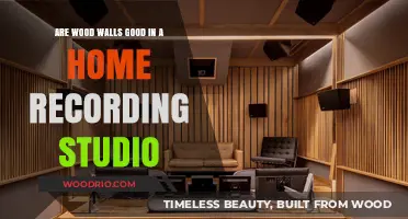Acoustic Elegance: The Benefits of Wood Walls in Home Recording Studios