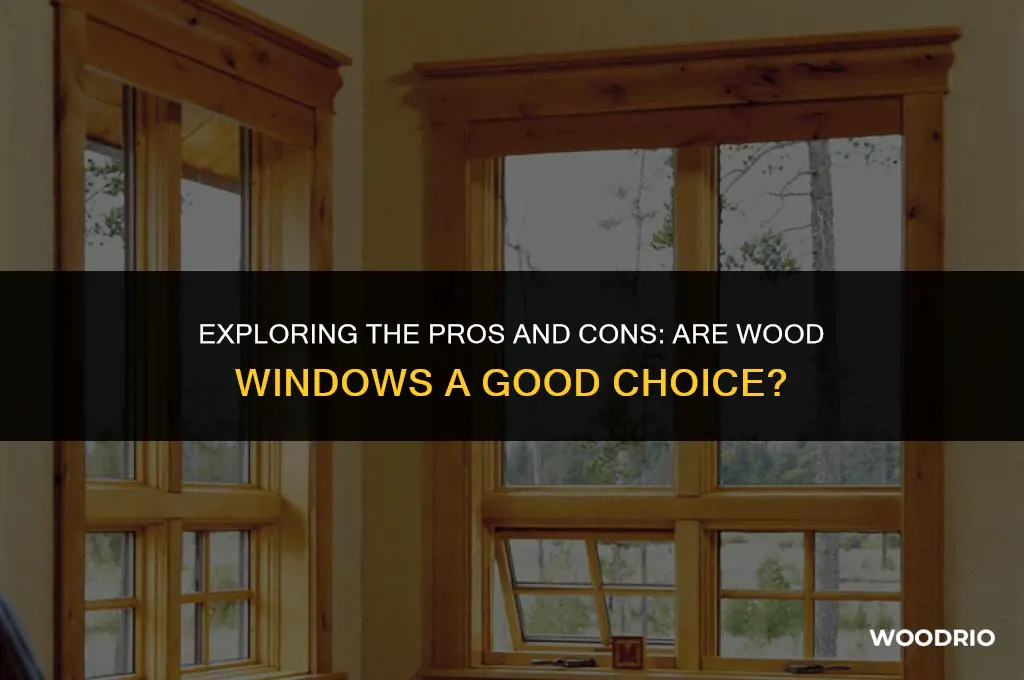 are wood windows good