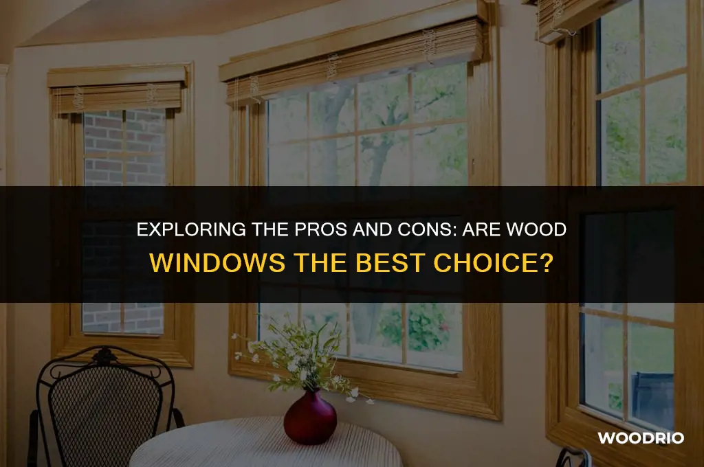 are wood windows the best