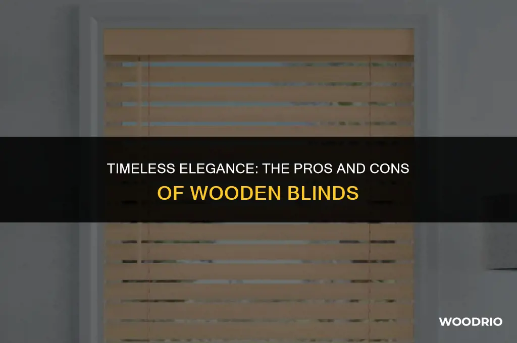 are wooden blinds a good idea