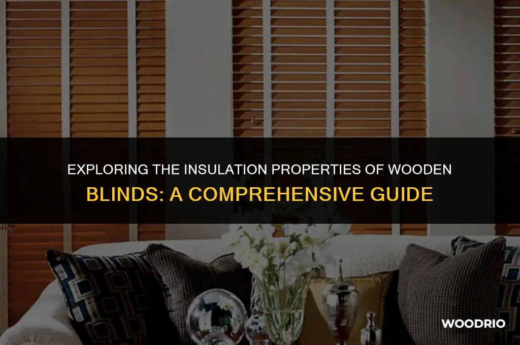 are wooden blinds good insulators