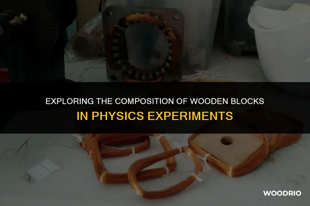 are wooden blocks in physics made from one wood type