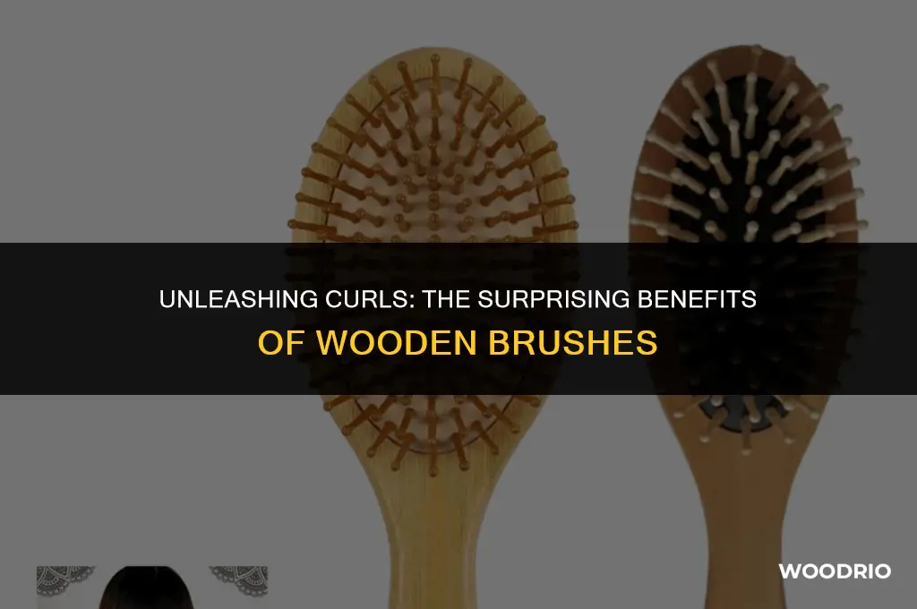 are wooden brushes good for curly hair