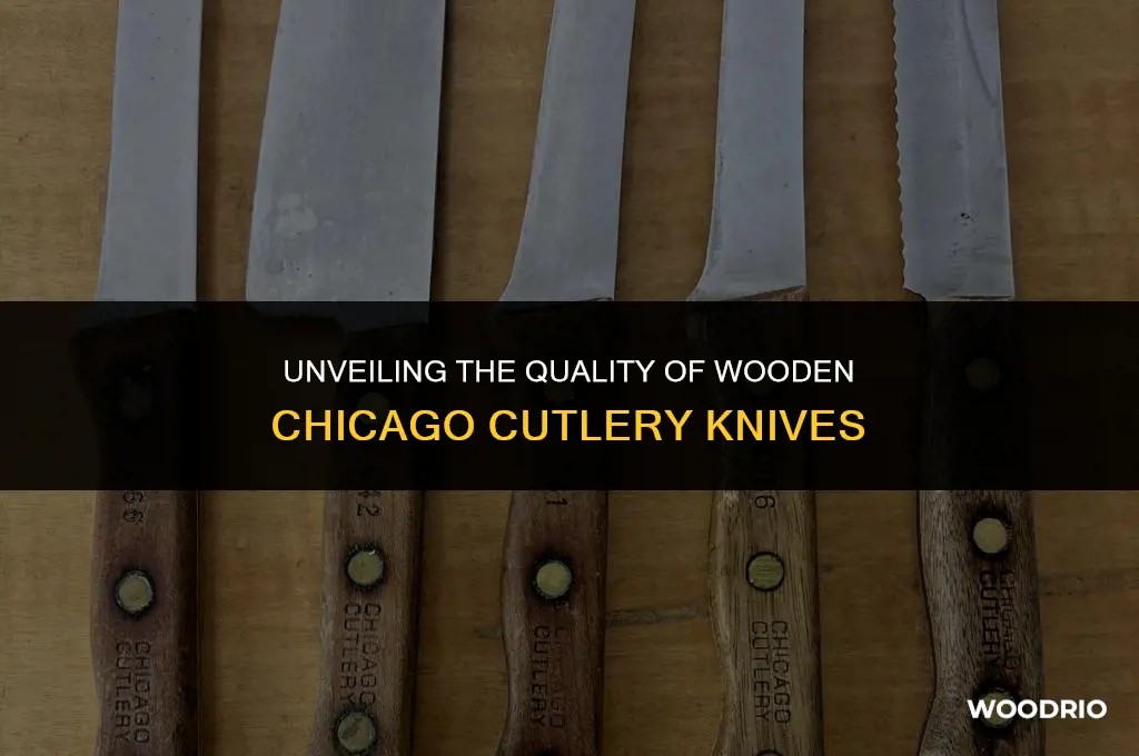 are wooden chicago cutlery knives good