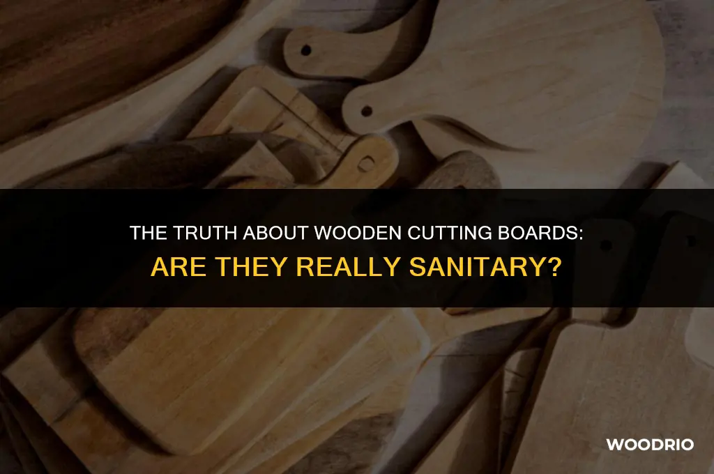 are wooden cutting boards sanitary