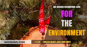 Eco-Friendly Elegance: The Environmental Impact of Wooden Decorations