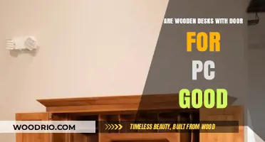 Exploring the Pros and Cons of Wooden Desks with PC Doors