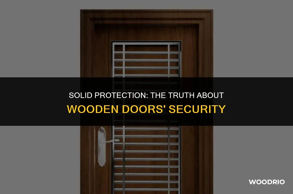are wooden doors secure
