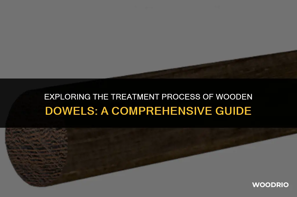 are wooden dowels treated