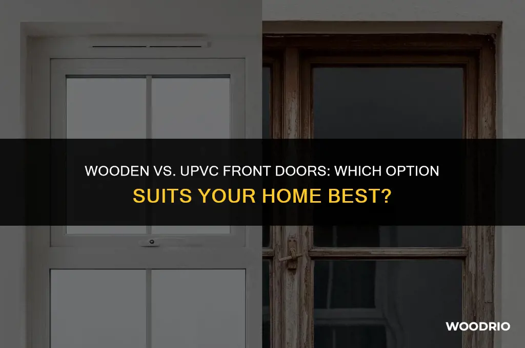 are wooden front doors better than upvc