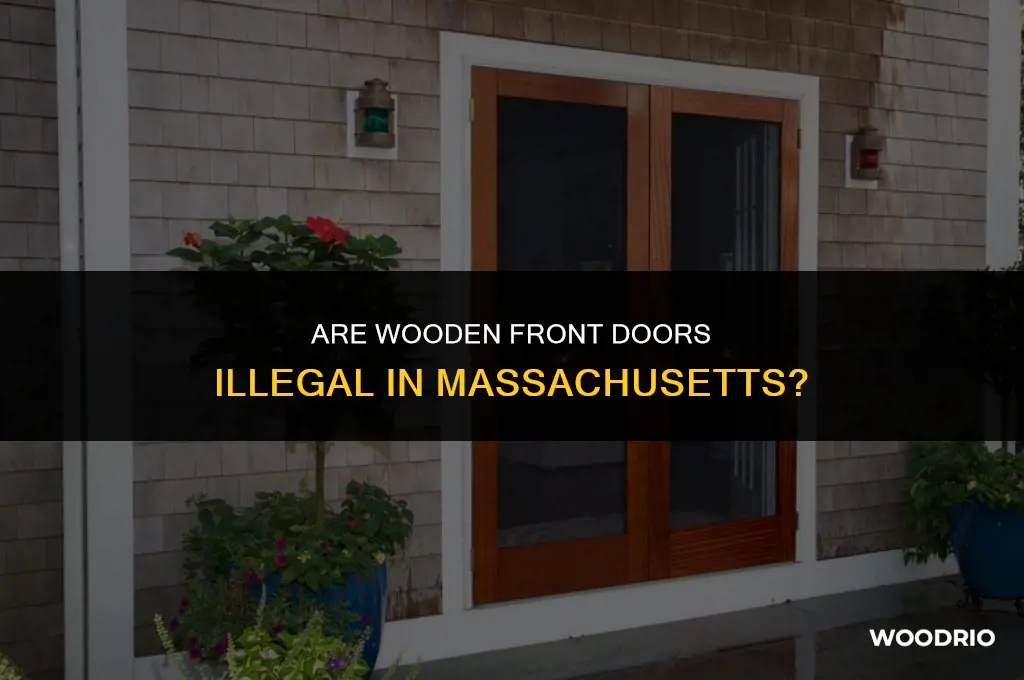are wooden front doors illegal in massachusetts