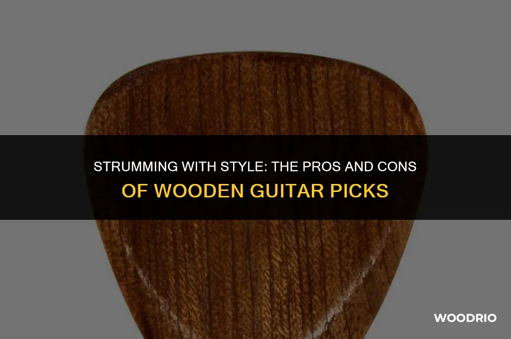 are wooden guitar picks good