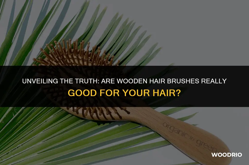 are wooden hair brushes good