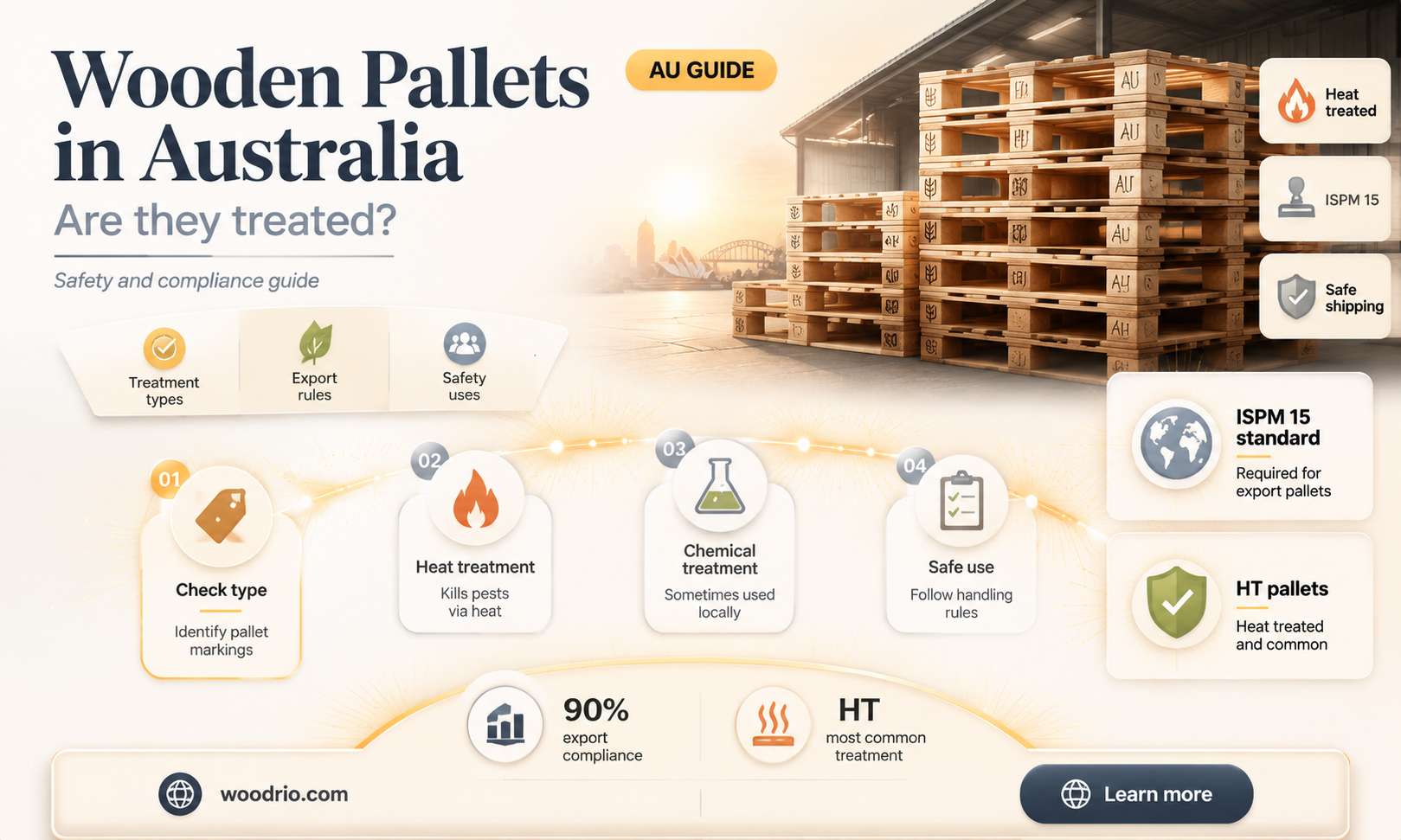 are wooden pallets treated australia
