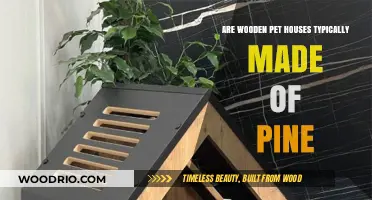 Exploring the Common Materials Used for Wooden Pet Houses