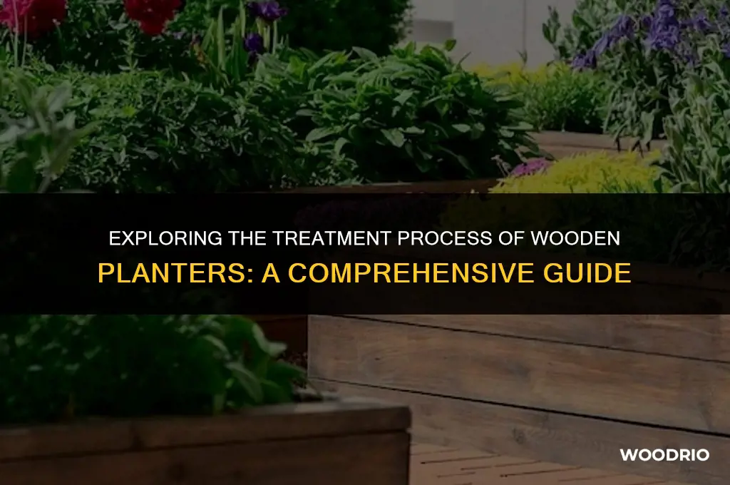 are wooden planters treated
