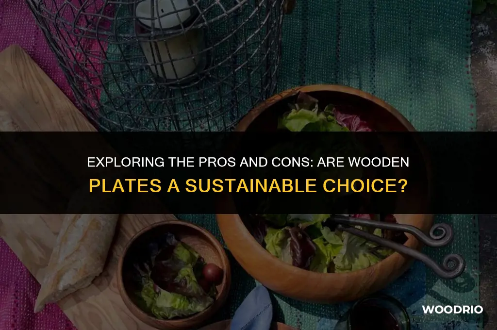 are wooden plates good