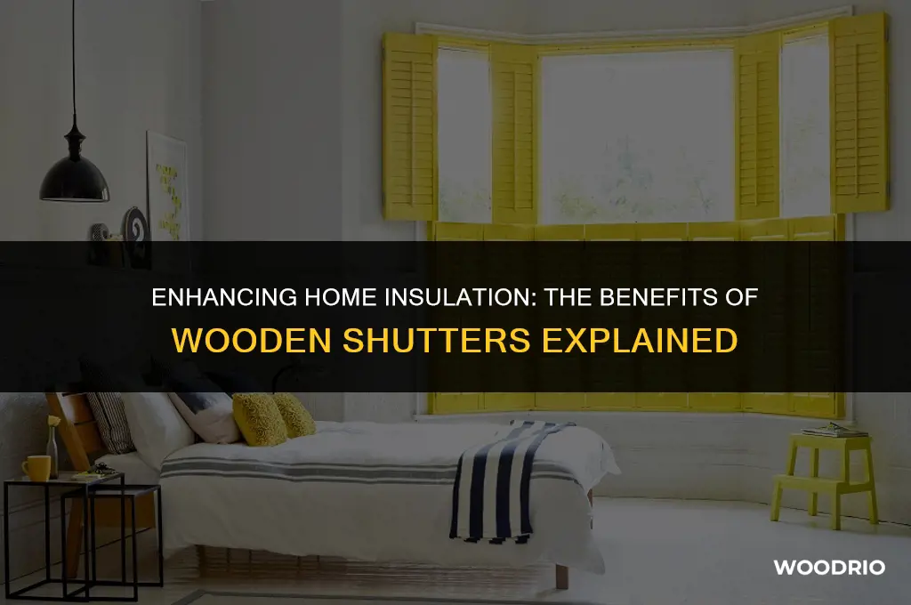 are wooden shutters good for insulation