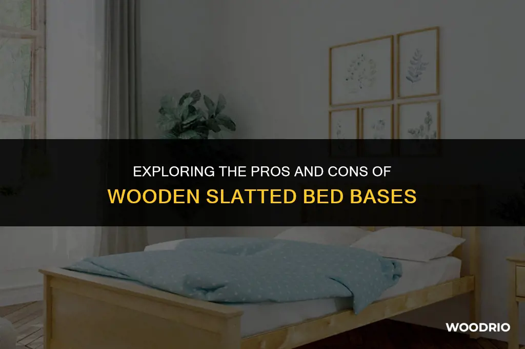 are wooden slatted bed bases good
