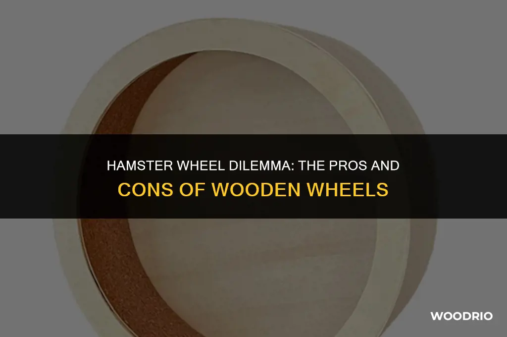 are wooden wheels good for hamsters