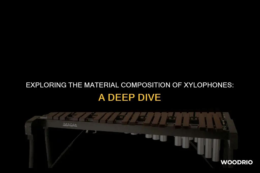 are xylophone made of wood