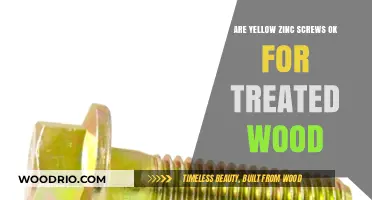 Screwing into Treated Wood: The Verdict on Yellow Zinc Screws