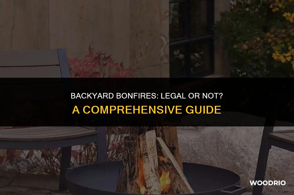 are you allowed to burn wood in your backyard