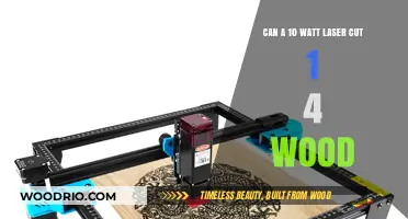Precision Cutting: Exploring the Limits of a 10-Watt Laser on Wood