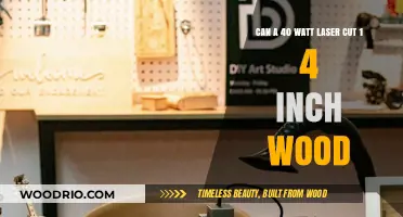 Precision Cutting: Exploring the Limits of a 40-Watt Laser on Wood