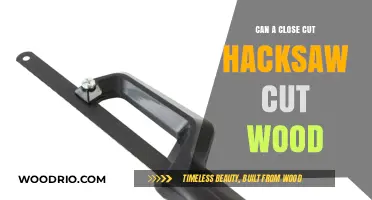 Precision in Woodworking: The Close-Cut Hacksaw's Cutting Edge