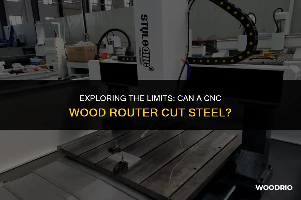 can a cnc wood router cut steel