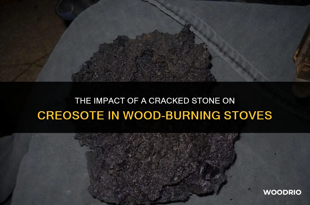 can a cracked stone in wood burning stove effect creosote