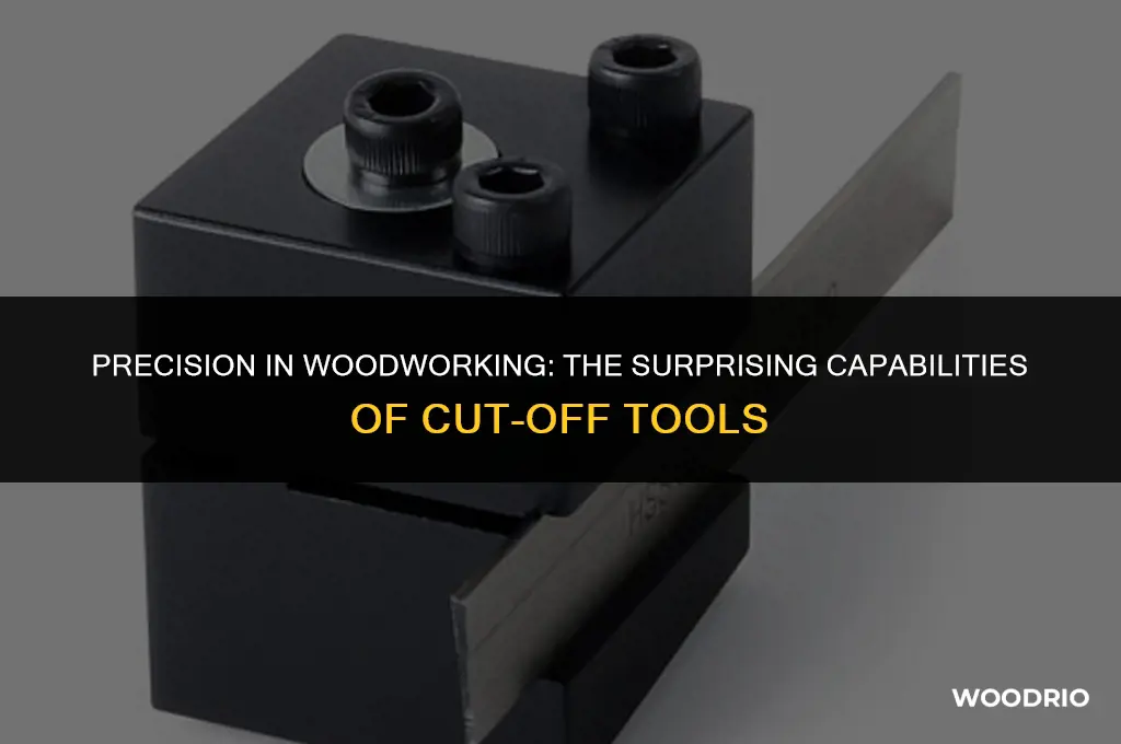 can a cut off tool cut wood