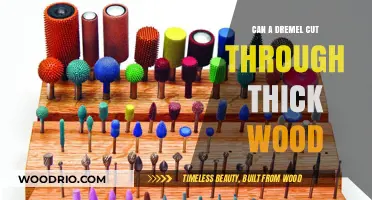 Precision in Woodworking: Can a Dremel Tackle Thick Wood?