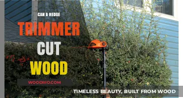 Exploring the Limits: Can Your Hedge Trimmer Double as a Wood Cutter?