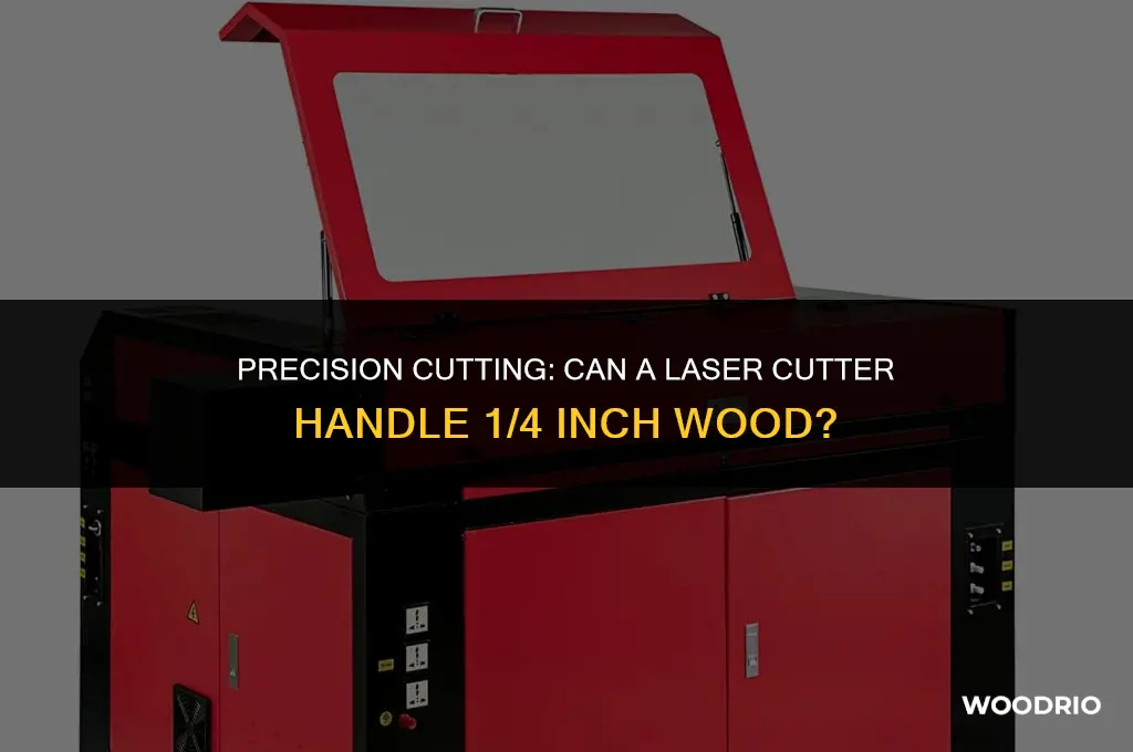 can a laser cutter cut 1 4 wood