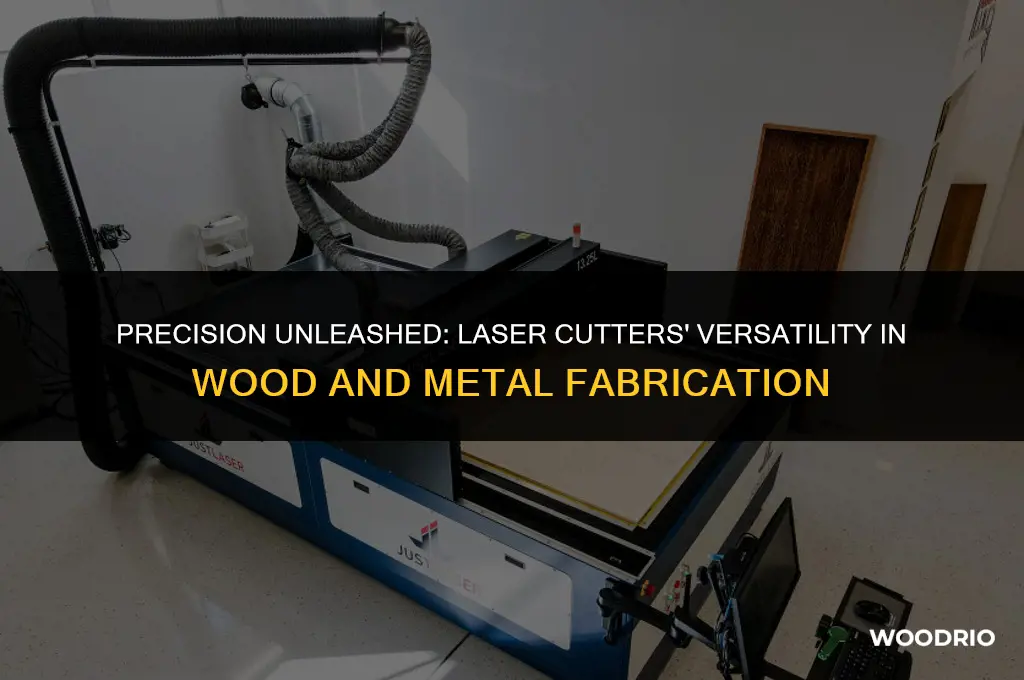 can a laser cutter cut wood and metal