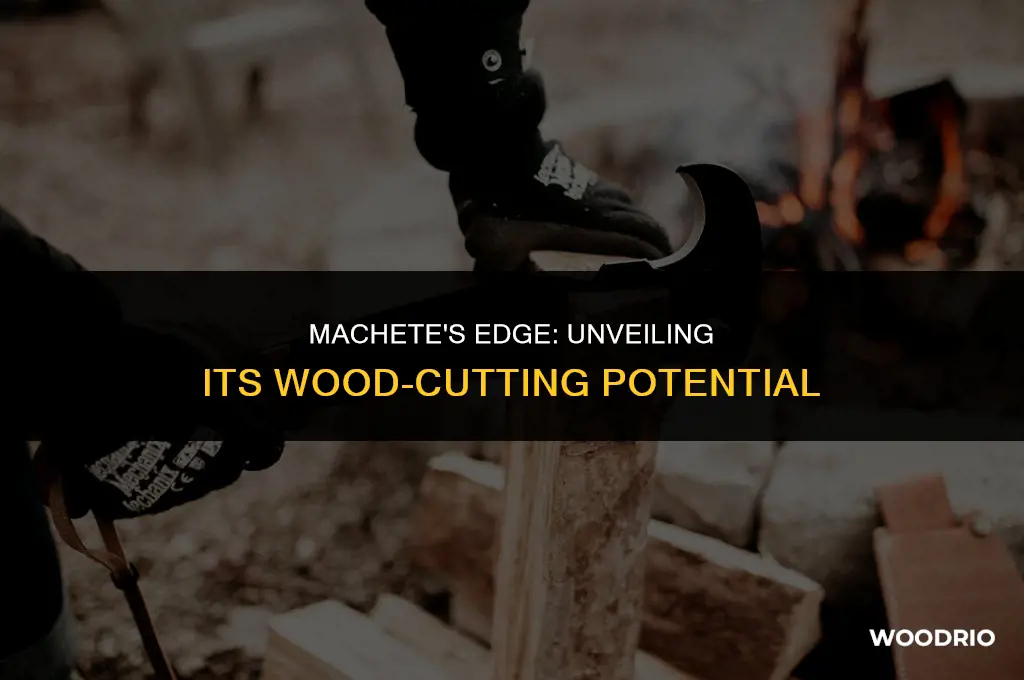 can a machete cut wood