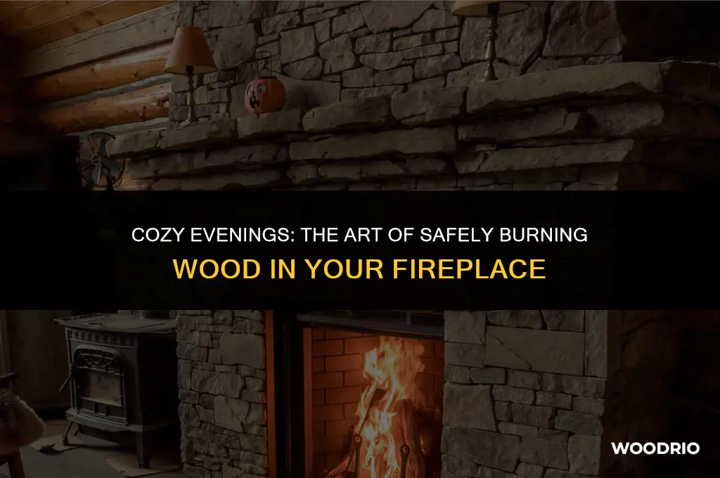 can a person burn wood in a fireplace