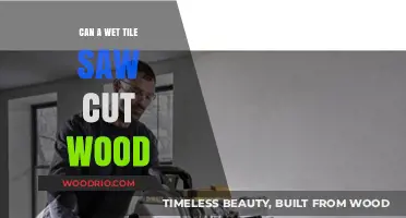 Exploring the Versatility of Wet Tile Saws: Can They Cut Wood Too?