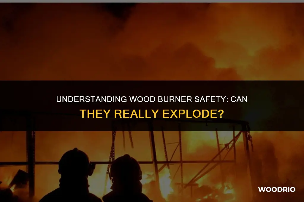 can a wood burner explode