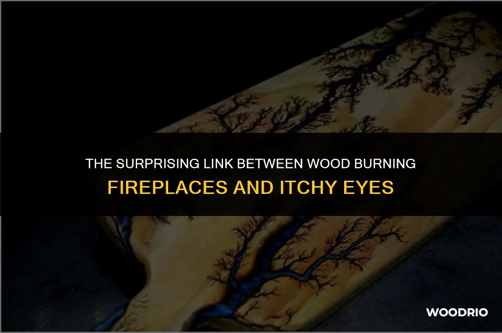 can a wood burning fireplace cause itchy eyes