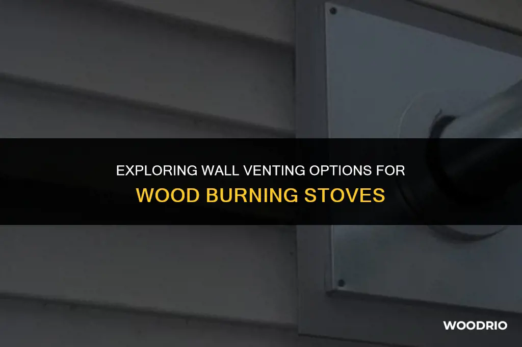 can a wood burning stove be vented through the wall