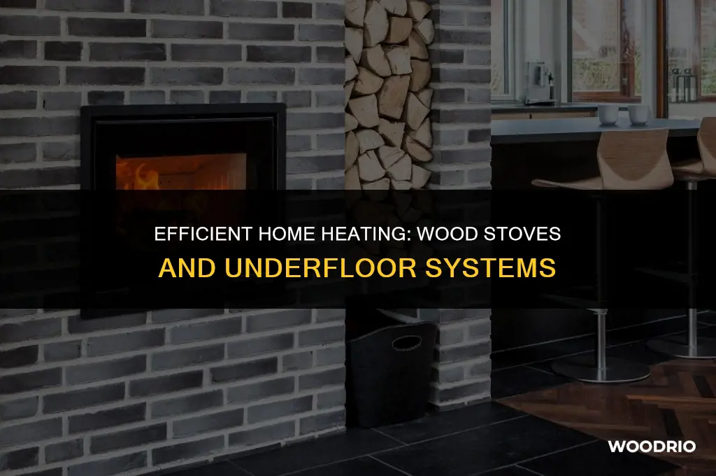 can a wood burning stove run underfloor heating
