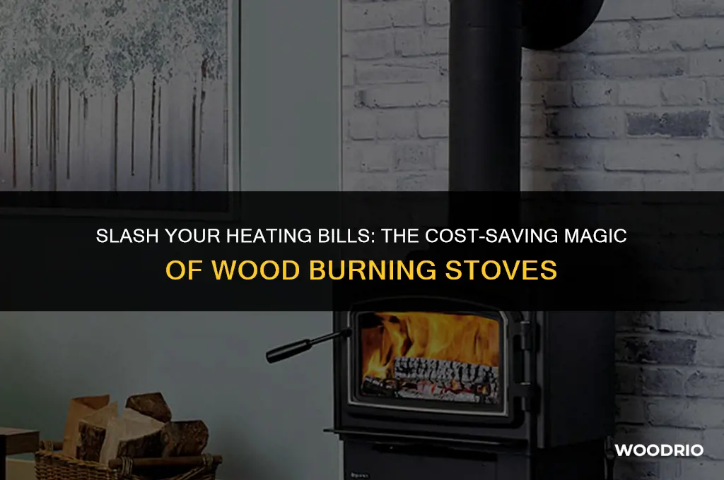 can a wood burning stove save money