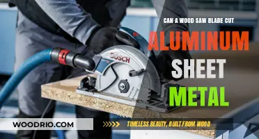 Precision Cutting: Wood Saw Blades and Aluminum Sheet Metal