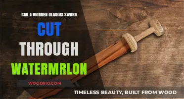 Unsheathing History: Can a Wooden Gladius Sword Cut Through Watermelon?