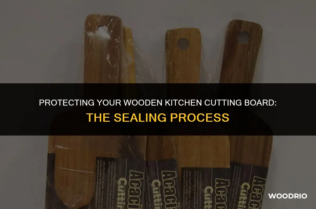 can a wooden kitchen cutting board be sealed