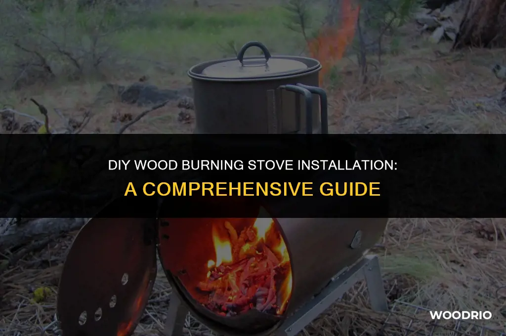 can anyone install a wood burning stove